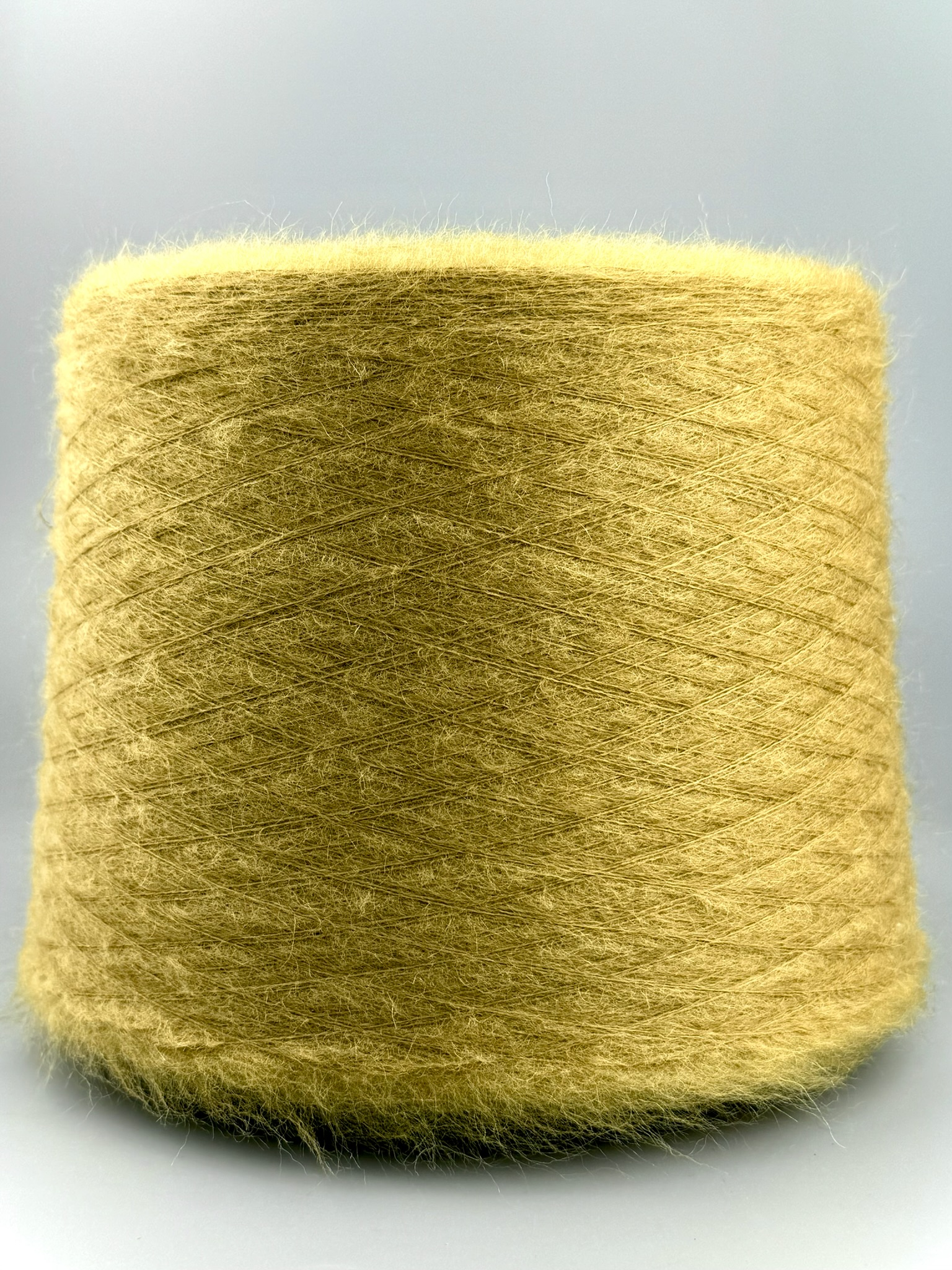 Kid Mohair mit Nylon 1500 m / 100 g – Outlet – Senfgelb foto 2